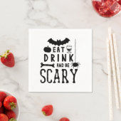 drink eten en enge halloween zijn servet (Insitu)