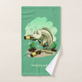 Drink Fish aangepaste naam handdoek set (Handdoek)