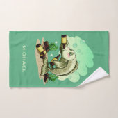 Drink Fish aangepaste naam handdoek set (Handdoek)
