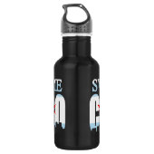 Drink flesje Sweet Home Chicago Water Waterfles (Achterkant)