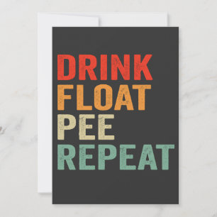 Drink Float Plas Herhaal Grappig Kanoën Peddelen  Kaart