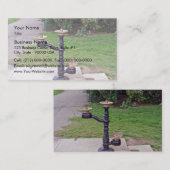 Drink fontein visitekaartje (Voorkant / Achterkant)