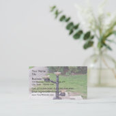 Drink fontein visitekaartje (Staand voorkant)