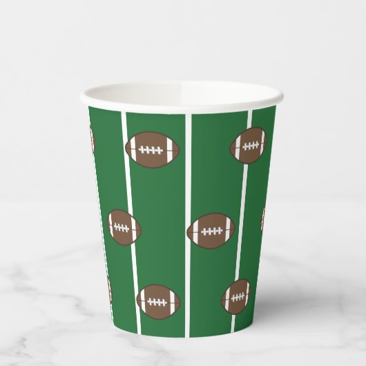 Drink football Koffiepartij Papieren Bekers (Links)