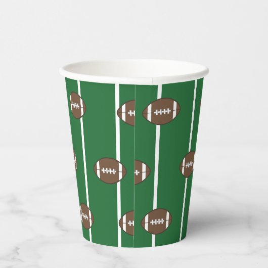 Drink football Koffiepartij Papieren Bekers (Rechts)