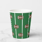 Drink football Koffiepartij Papieren Bekers (Voorkant)