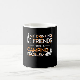 Drink Friends Camping Problem Lover Koffiemok