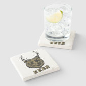 Drink Funny Novelty Beer Stenen Onderzetter (Zijkant)