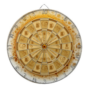 DRINK GAME BEER BUBBLES DARTBOARD DARTBORD