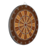 Drink game in Faux Inset Wood Dartbord (Voorkant Links)