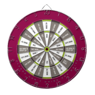 Drink game in Maroon Grey Green Dartbord