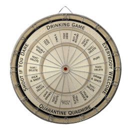 Drink game Quarantine Quagmire Regulation Dartbord