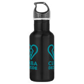 Drink geen totalitarisme waterfles (Achterkant)