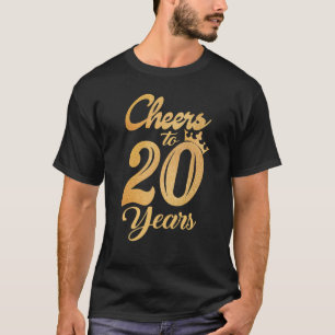 Drink gejuich voor 20 jaar oude verjaardagsvrouwen t-shirt