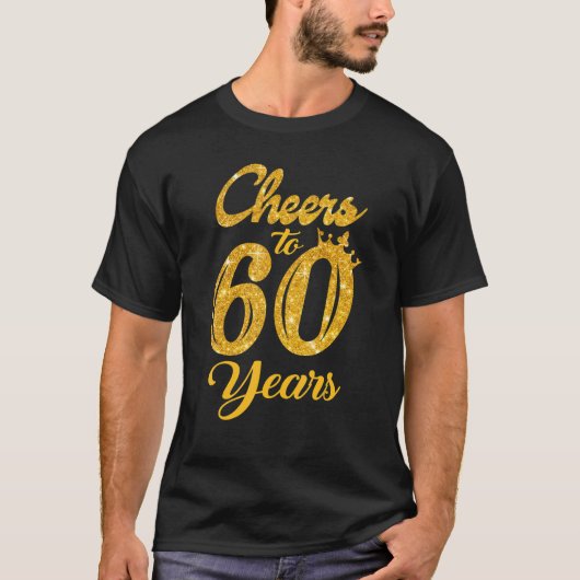 Drink gejuich voor 60 jaar oude verjaardagsvrouwen t-shirt (Voorkant)