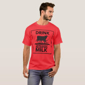Drink Genetisch Gemodificeerde Melk T-shirt (Voorkant volledig)