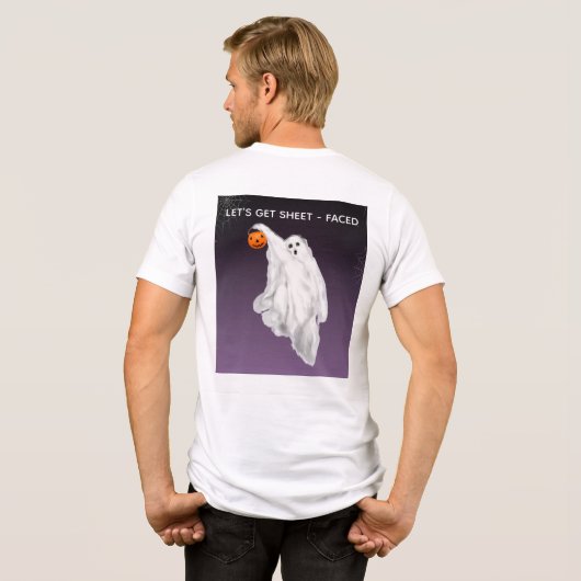 Drink Ghost Halloween T-shirt (Achterkant volledig)