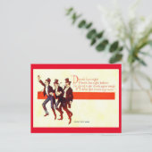 Drink gisteravond... 1909  briefkaart (Staand voorkant)