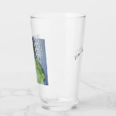 Drink glas met blauwe kroon (Links)