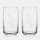 DRINK GLASKUNST ONTWERPSTIJL BLIKVORM GLAS (Achterkant)