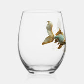 Drink Glass/Porcelain Koi/Drinkware Set Wijnglas Zonder Voet (Rechts)