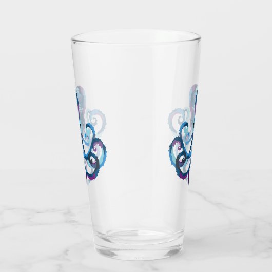 Drink glastrommel octopus glas (Rechts)