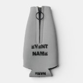 Drink Goed Bier met Grote Vrienden Flesjeskoeler (Achterkant)