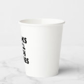 Drink goed met andere glas papieren bekers (Links)