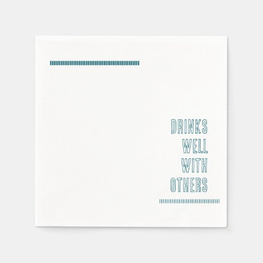 Drink goed met anderen - servet (Voorkant)
