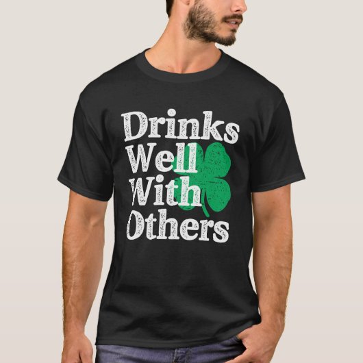 Drink goed met anderen sint-juttemdag t-shirt (Voorkant)