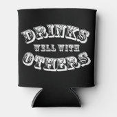 Drink goed met anderen  stijl blikjeskoeler (Voorkant)