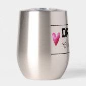 Drink goed met anderen thermische wijntuimelaar (Voorkant)