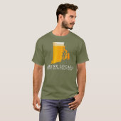 Drink goede lokale ambachtelijke bier Rhode Island T-shirt (Voorkant volledig)