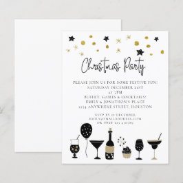 Drink Gold Black kerstparty uitgenodigd