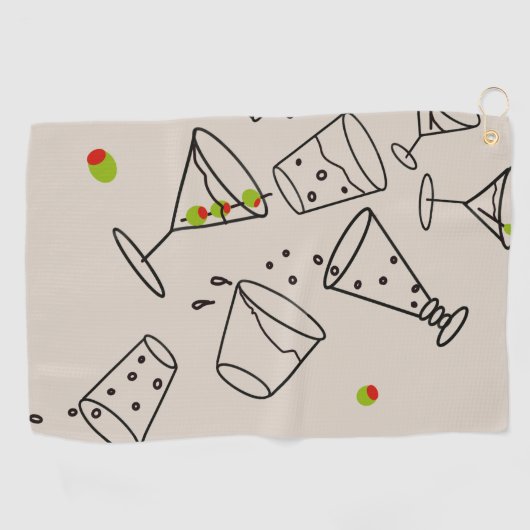 Drink Golf Towel Golfhanddoek (Horizontaal)