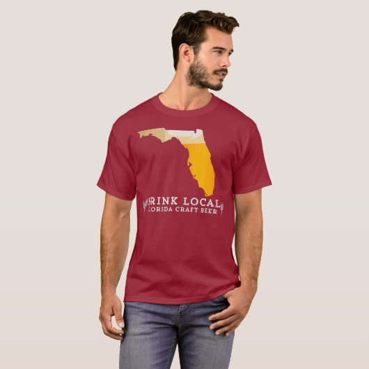 Drink Good Local Craft Beer Florida T Shirt (Voorkant volledig)