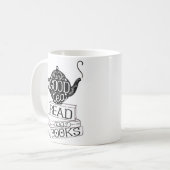 "Drink Good Tea..." - Witte Mok (Voorkant links)