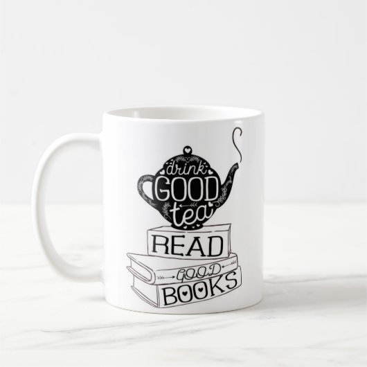 "Drink Good Tea..." - Witte Mok (Links)