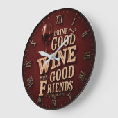 Drink Good Wine with Good Friends Grote Klok (Hoek)