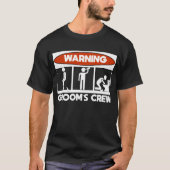 Drink Groom Squad Funny Mannen Bachelor Party T-shirt (Voorkant)
