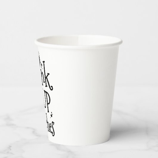 Drink heksen op grappige hallloween meisjes papieren bekers (Links)