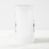 Drink heksen op grappige leuke maan en sterrenontw matglas bierpul (Center)