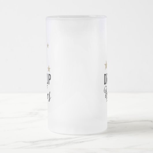 Drink heksen op grappige leuke maan en sterrenontw matglas bierpul (Center)