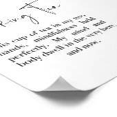 Drink het citaat van Tea - Thich Nhat Hanh Citaat Poster (Hoek)