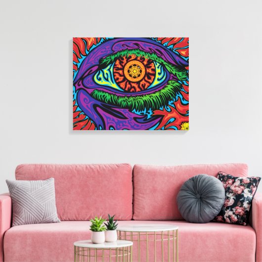 Drink het in - Canvas Print (Insitu (Woonkamer))