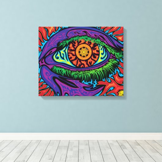 Drink het in - Canvas Print (Insitu (Houten vloer))