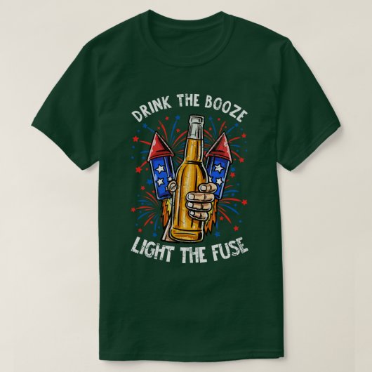 Drink het Licht van de Maas de zekering 4 van het  T-shirt (Design voorkant)