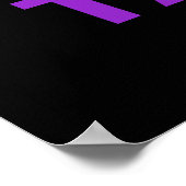 Drink het Poster van de Champagne Party in Paars (Hoek)