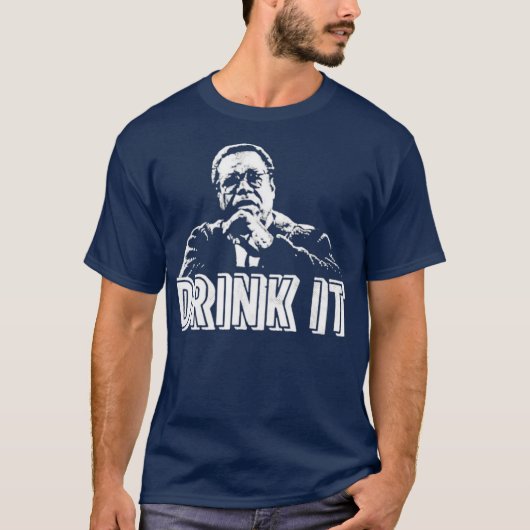 Drink het! t-shirt (Voorkant)