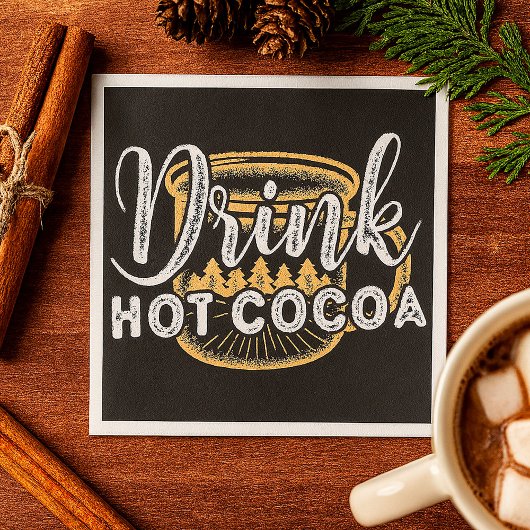 Drink Hete Cacao Servet